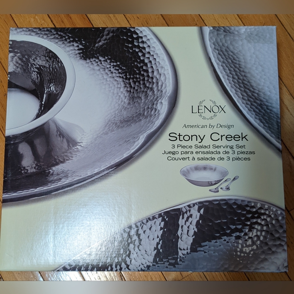 Lennon Stony Creek - three-piece salad serving set.